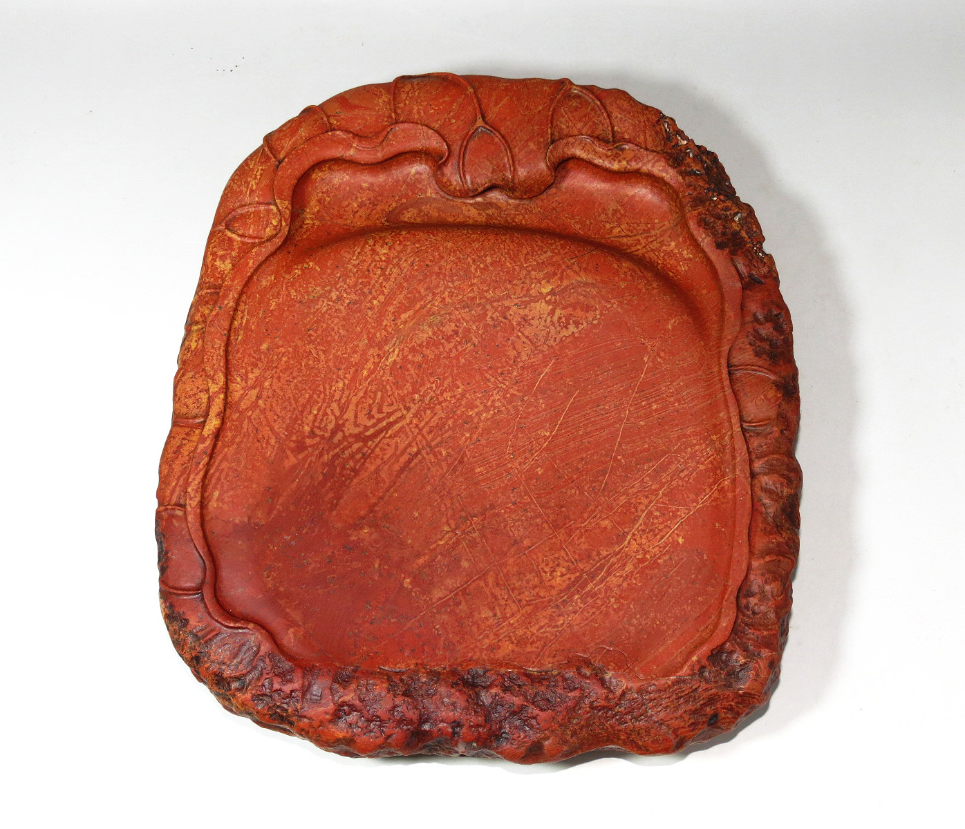 大全—残荷砚-非遗青州红丝砚文创天然老坑实用砚台文房收藏礼盒包邮