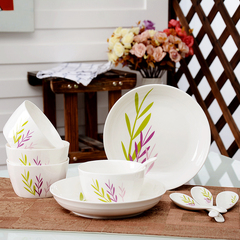 创意陶瓷方碗吃饭碗 骨瓷家用碗可微波炉 简约米饭碗四方碗碟餐具
