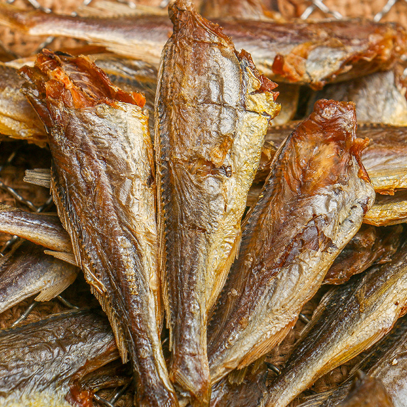 香烤小黄鱼干250g 碳烤黄花鱼干
