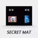 近景魔术道具MEET大会黑门子小牌垫 Secret Mat 纸牌硬币出现消失