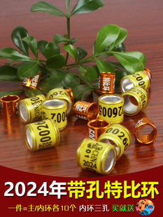 鸽子脚环2024年不带证统一环特比环鸽子环信鸽足环赛鸽环用品用具