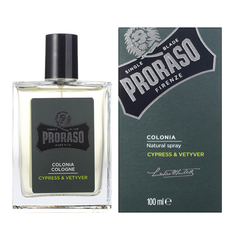 意大利proraso帕拉索淡雅香草香氛男士古龙香水100ml 持久淡香