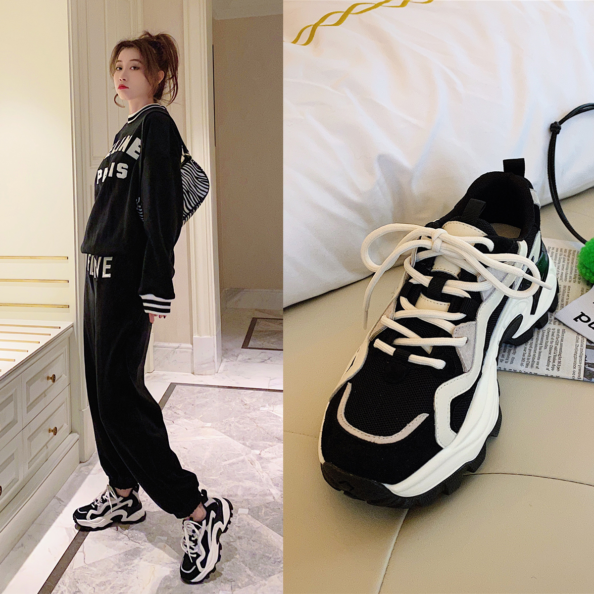 松糕厚底熊猫鞋大额优惠券