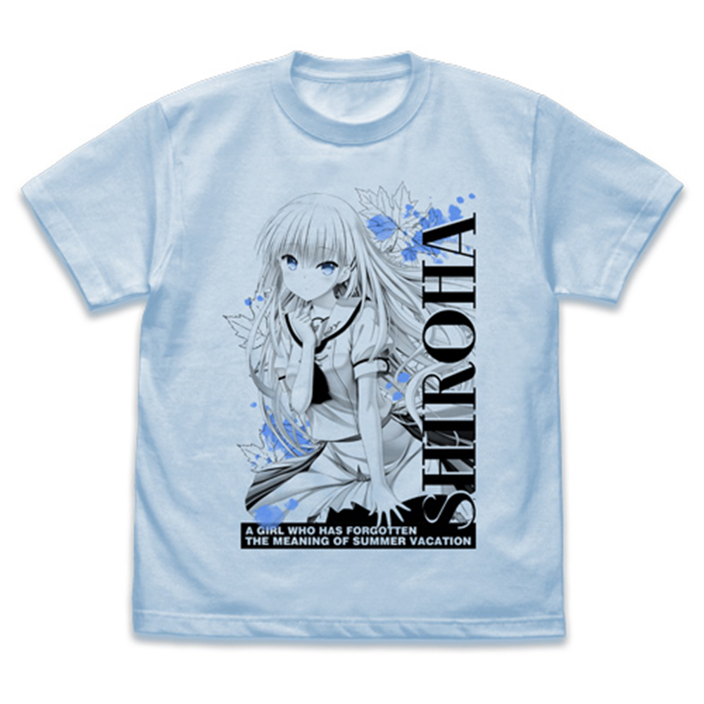 预定cospa日版短袖summerpockets夏日口袋鸣濑白羽动漫t恤