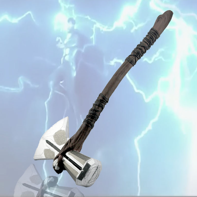 男复仇者周边雷神暴风战斧头演戏塑料