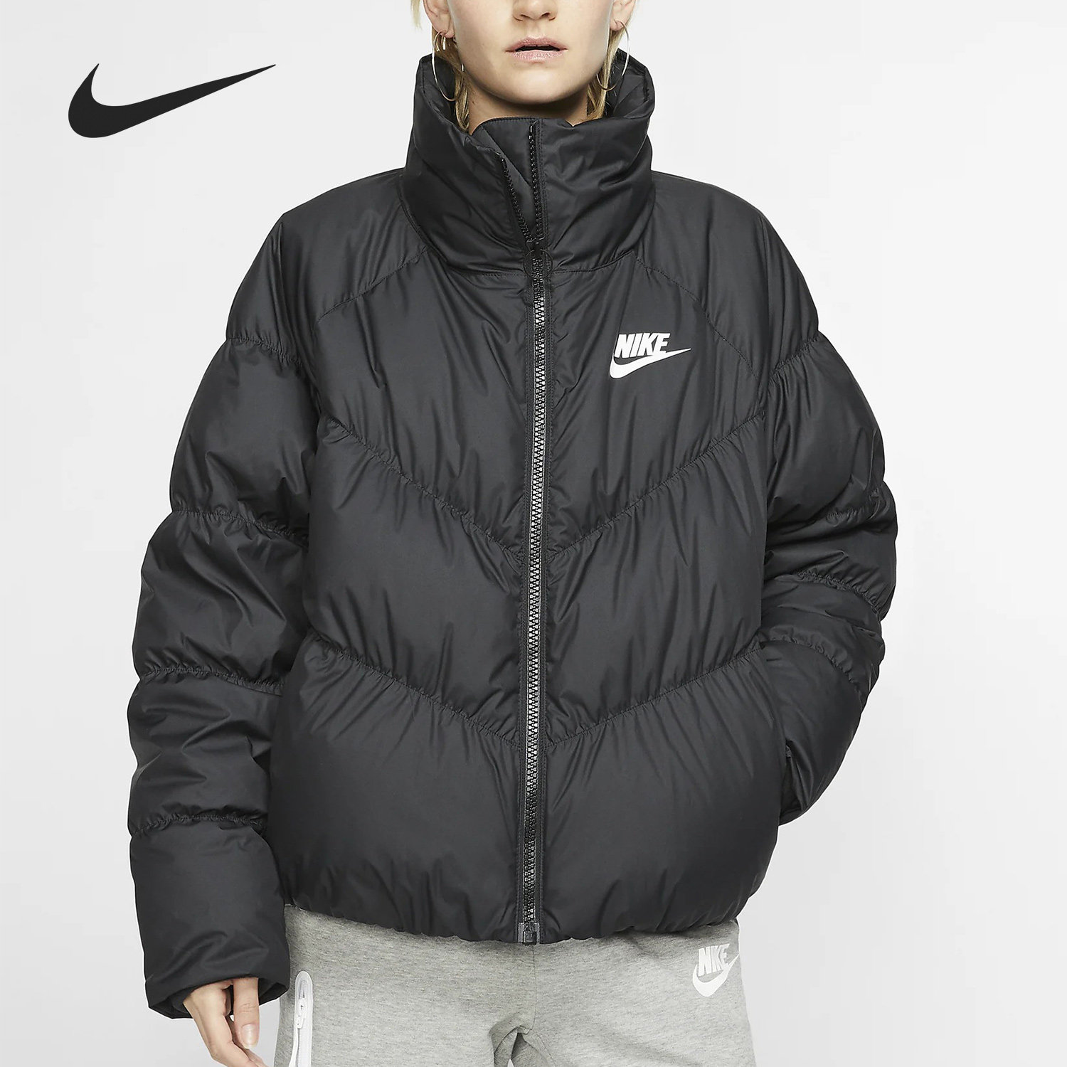 nike耐克正品2020冬季新款sportswear女子休闲夹克羽绒服bv2880