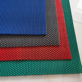 厨房防滑地垫大面积卫生间浴室塑料垫镂空防水网格垫厕所pvc地毯