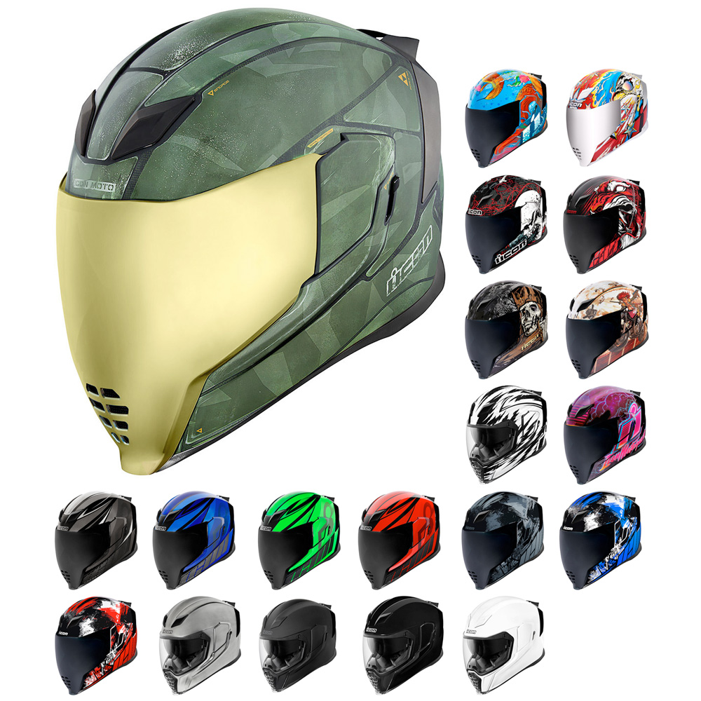 头盔美国iconairflite摩托车跑车热塑全盔代购摩托车头盔