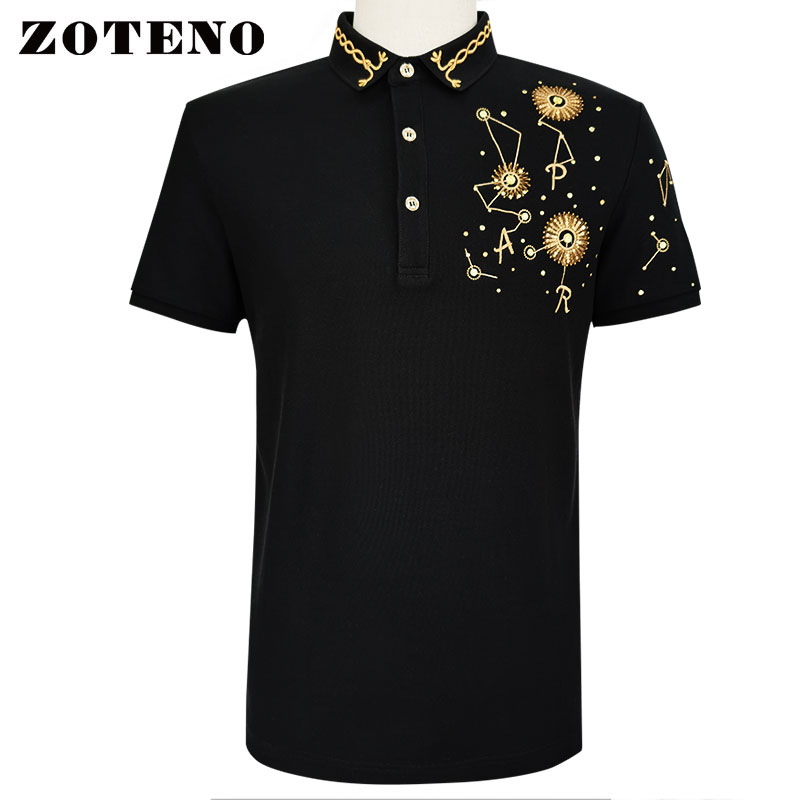 Left Tarantino Short sleeved T-shirt summer Lapel business affairs fashion men's wear high-grade Watkins Embroidery A4E031in the Men's clothing, T-shirt category - from Buy2taobao.com to provide professional Taobao agent buy service