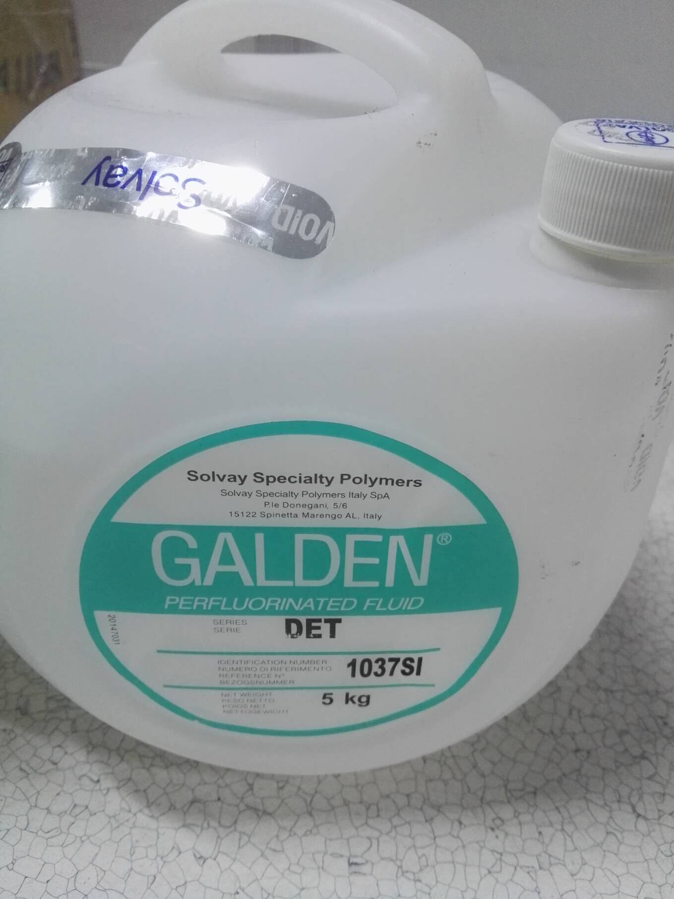 意大利苏威galden det轻氟油密封测试 电子元器件检测液5kg/桶