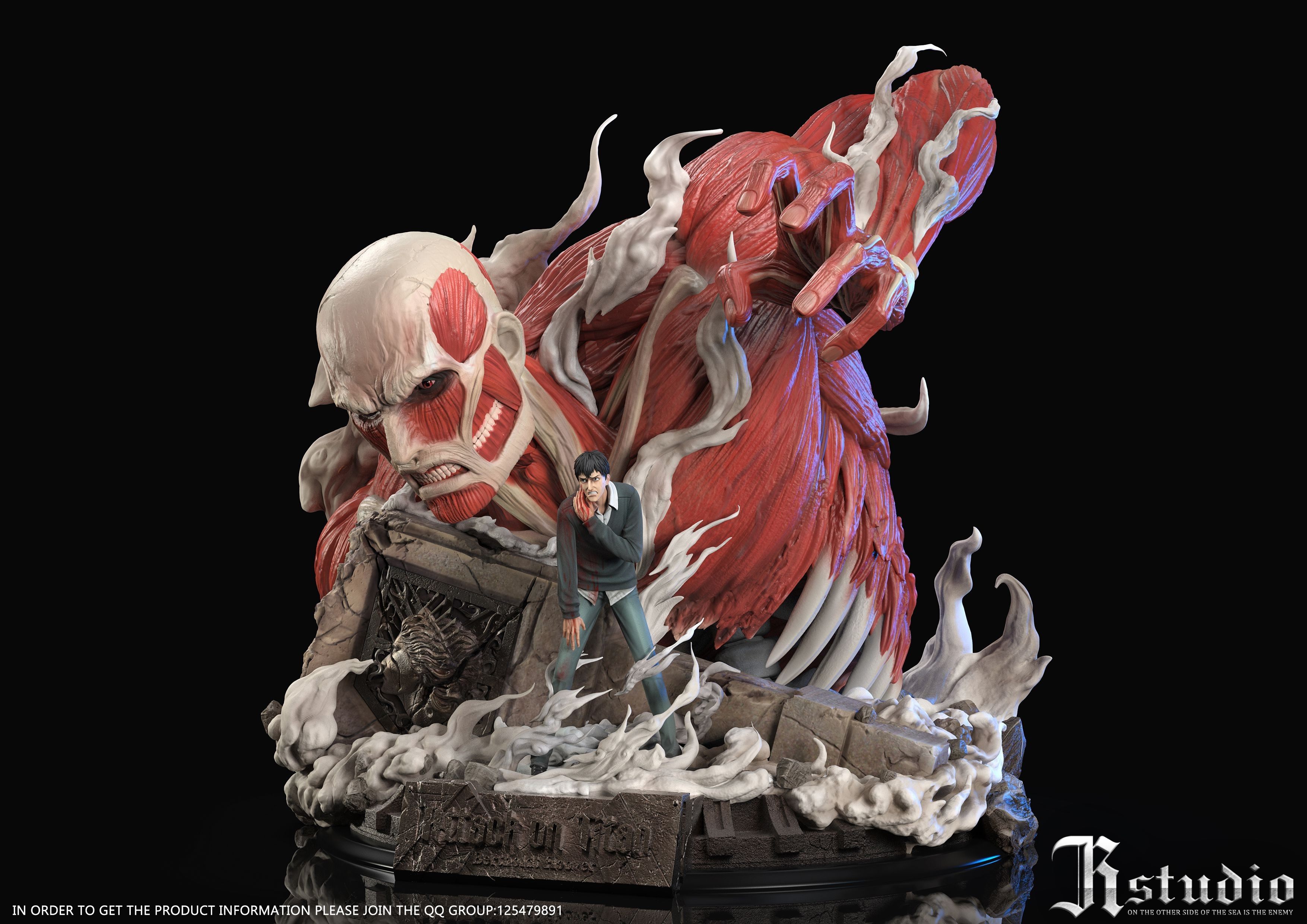 【先行预定】巨人社 jr 超大型巨人进击的巨人 gk限量模型手办