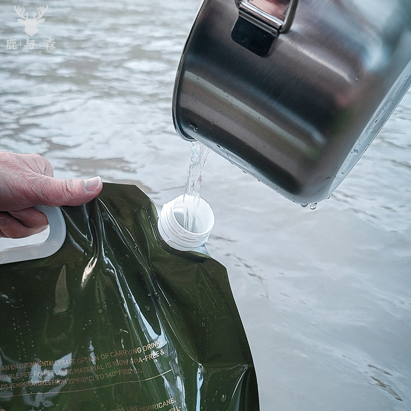 户外便携折叠水袋登山旅游露营塑料软体蓄水囊装水桶大容量储水袋