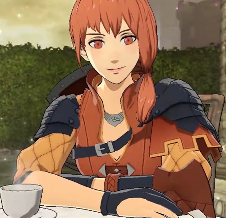 帝都动漫cosplay假毛 火焰之纹章:风花雪月cos 雷欧妮  假发定做