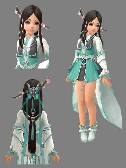 一折cos琴萝_cosplay假发 cos 剑网三 雪河 长歌 萝莉 琴萝 古装定做