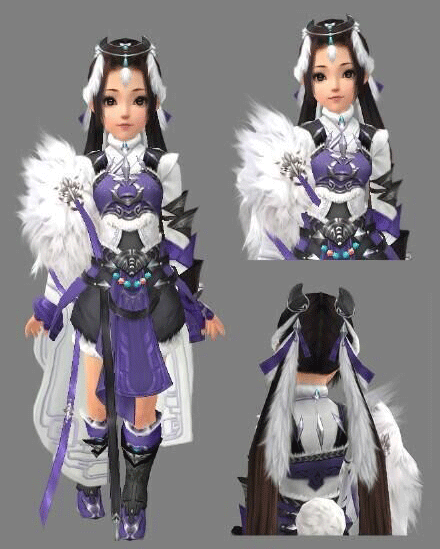 cosplay假发 cos 剑网三 风骨霸刀 霸刀 萝莉 刀萝 雪河 定做假毛