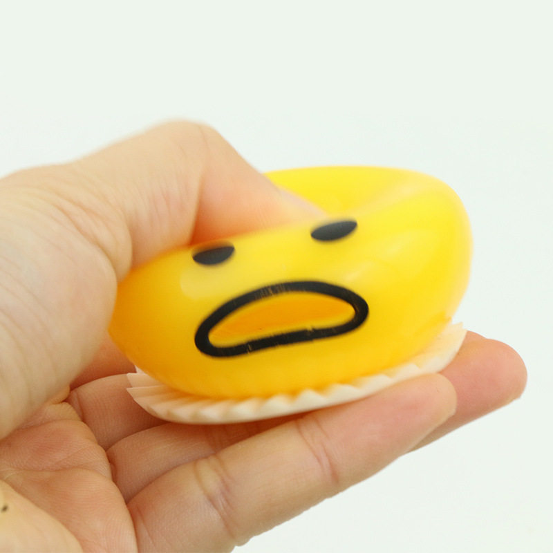 愚人节恶搞礼物整蛊玩具恶心呕吐懒蛋君创意发泄小玩具儿童蛋黄哥