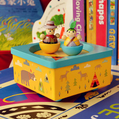 Mideer 创意木质音乐发音盒儿童生日礼物音乐盒宝宝八音盒早教