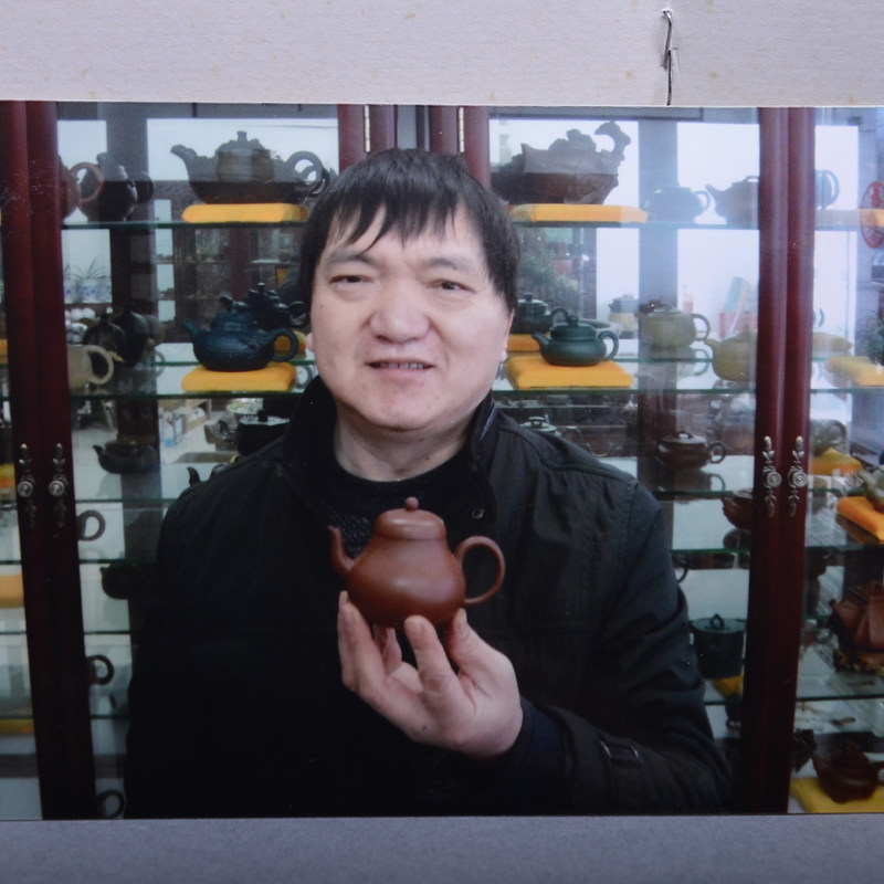 蔡利平国工【朱泥大红袍思亭壶】宜兴紫砂壶茶壶 150cc 光货