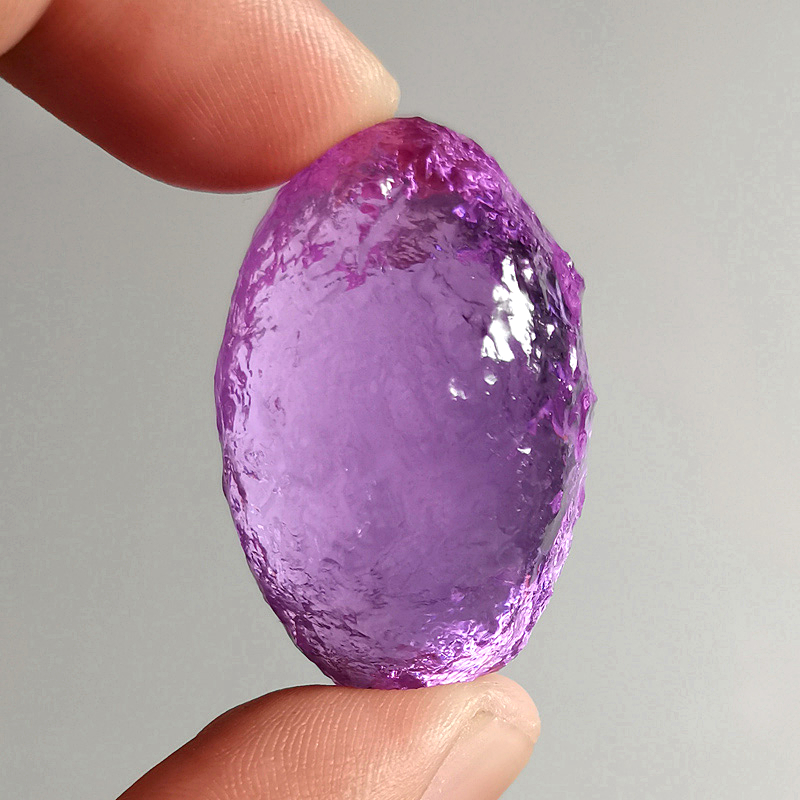 稀少天然波西米亚紫陨吊坠紫色原石挂件项坠能量矿物消忧裸石