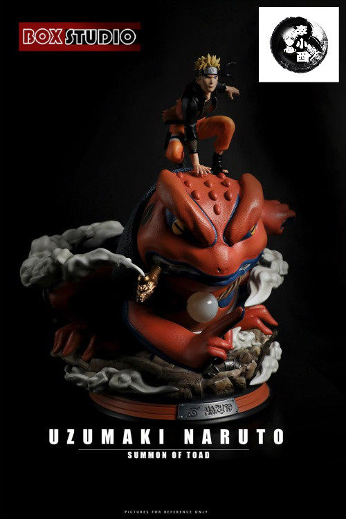 【李小西弟弟】box 通灵之术 漩涡鸣人 蛤蟆吉 限量手办gk