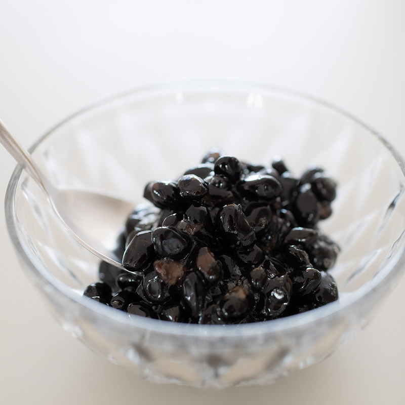 【佃煮黑豆】150g  日式甜点 豆浆冰粥粗粮素食酒店料理餐饮食材