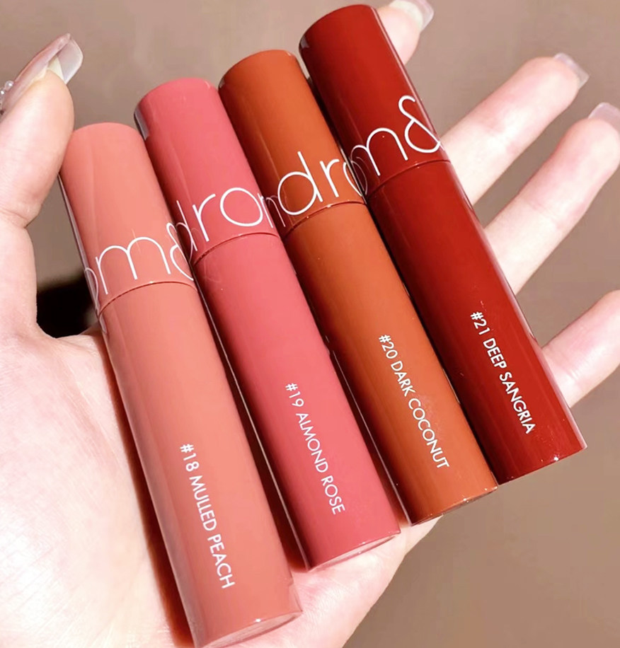 romand果汁唇釉镜面水光12口红20雾面显白18夏天哑光透明唇蜜06女