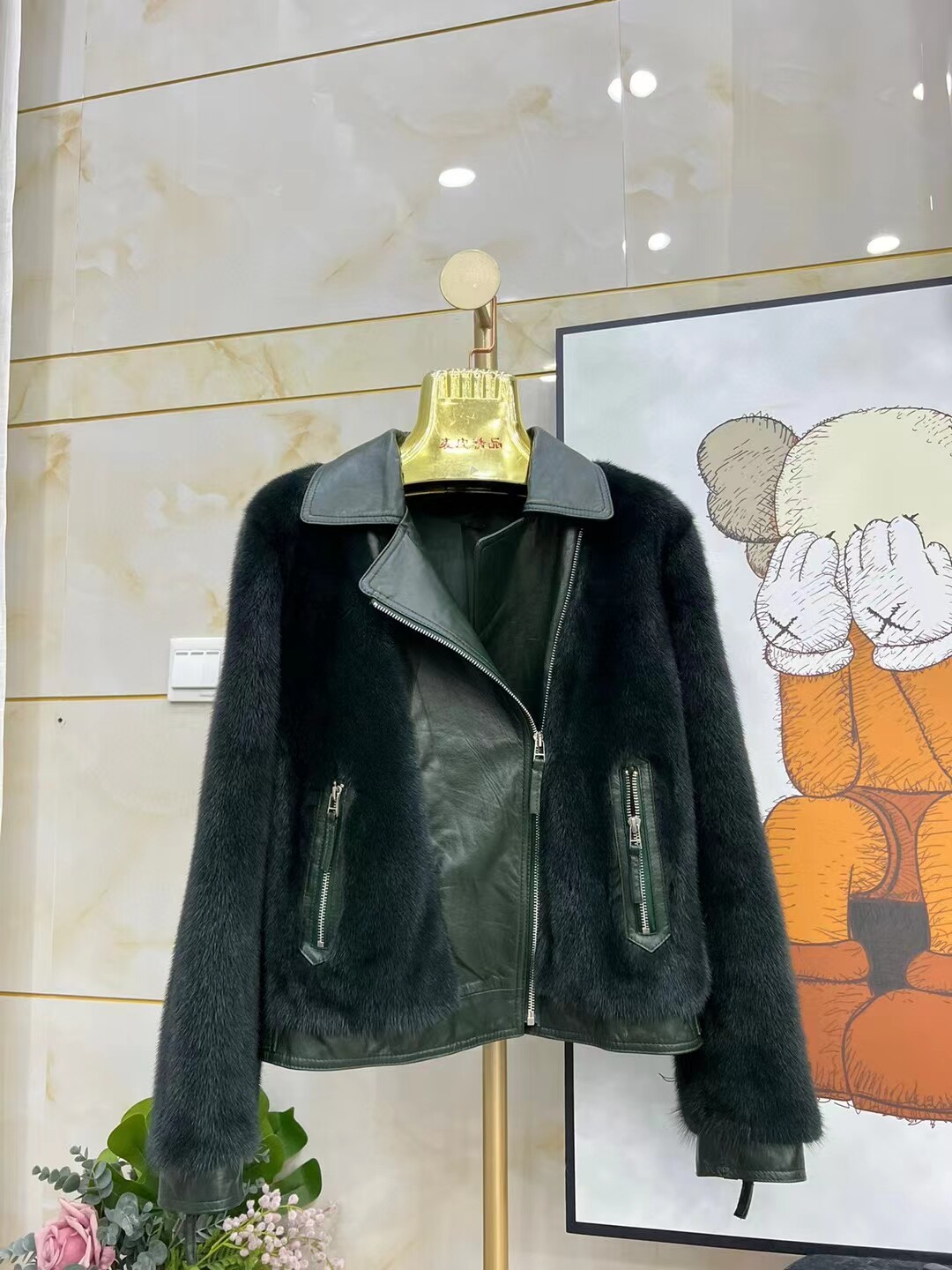 皇后2021整貂皮大衣女超火短款水貂毛皮草外套休闲机车款母貂已售2