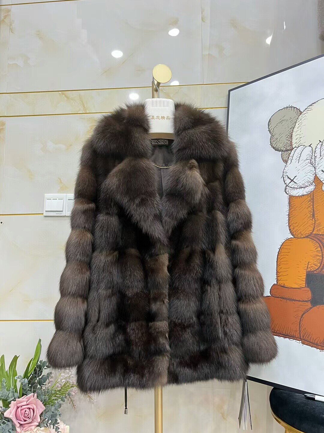 俄罗斯紫貂貂皮大衣