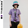 TYAKASHA Taka Sha Villain series violet black Removable Lanyard wallet FFMN84/FFMN85 TYAKASHA Taka Sha Villain series violet black Removable Lanyard wallet FFMN84/FFMN85