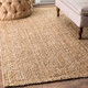 印度天然黄麻地毯高端手工打结进口客厅茶几垫北欧纯色简约美式毯