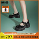 [刘些宁同款]MIO米奥2024年春季学院风单鞋高跟一字带玛丽珍女鞋