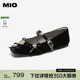 MIO米奥玛丽珍鞋2025年秋季新款一字带低跟甜美蝴蝶结金属单鞋女