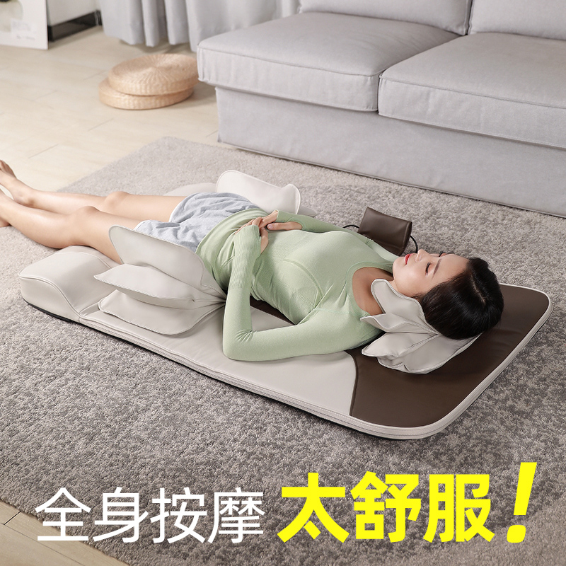 科普菲折叠按摩床垫颈椎按摩器多功能全身推拿床腰背揉捏家用椅垫