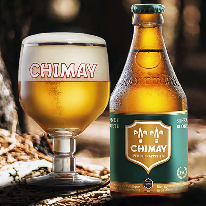 整箱比利时进口智美绿帽修道院精酿啤酒纪念款330ml24瓶chimay