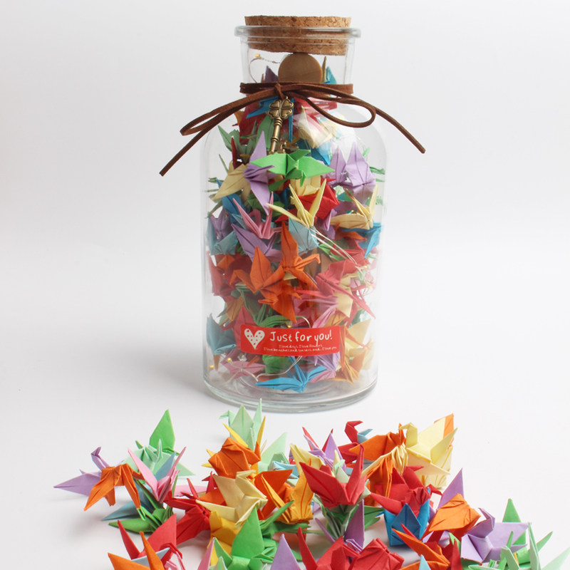 特价千纸鹤折纸成品 男生