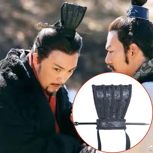 古装影视剧男头冠丞相宰相公子大侠头饰三国演义话剧成人道具帽子
