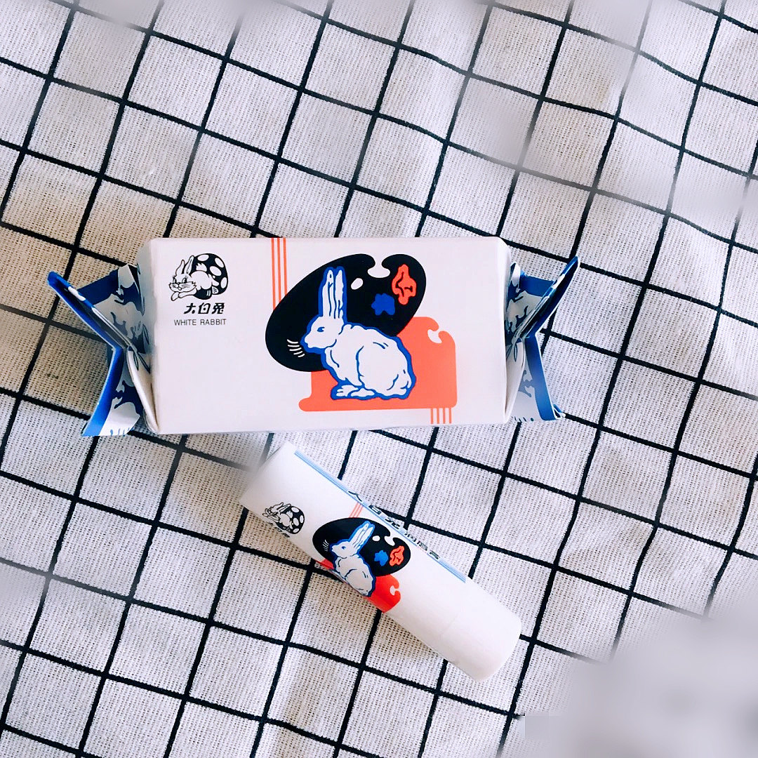 美加净唇膏大白兔