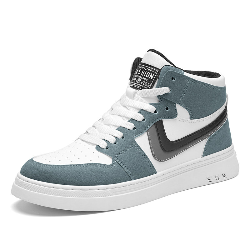 aj男鞋2021年新款潮空军一号高帮板鞋男士春夏季韩版潮流休闲鞋子