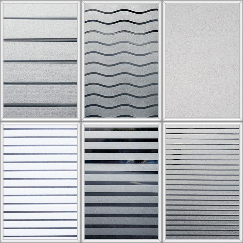 一折玻璃磨砂膜 条纹