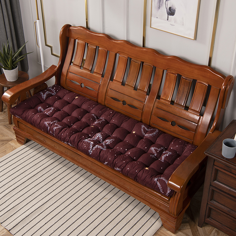 加厚实木沙发坐垫四季通用长椅垫子春秋红木质沙发垫木椅垫