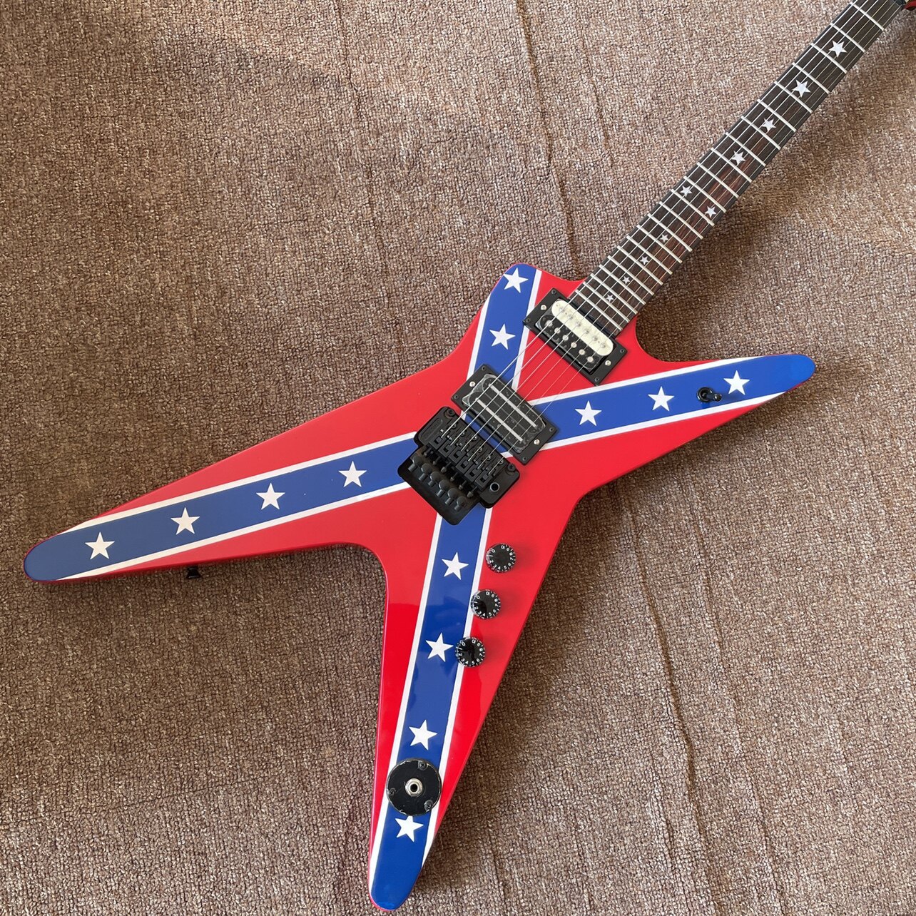 客户定制异形双摇电吉他