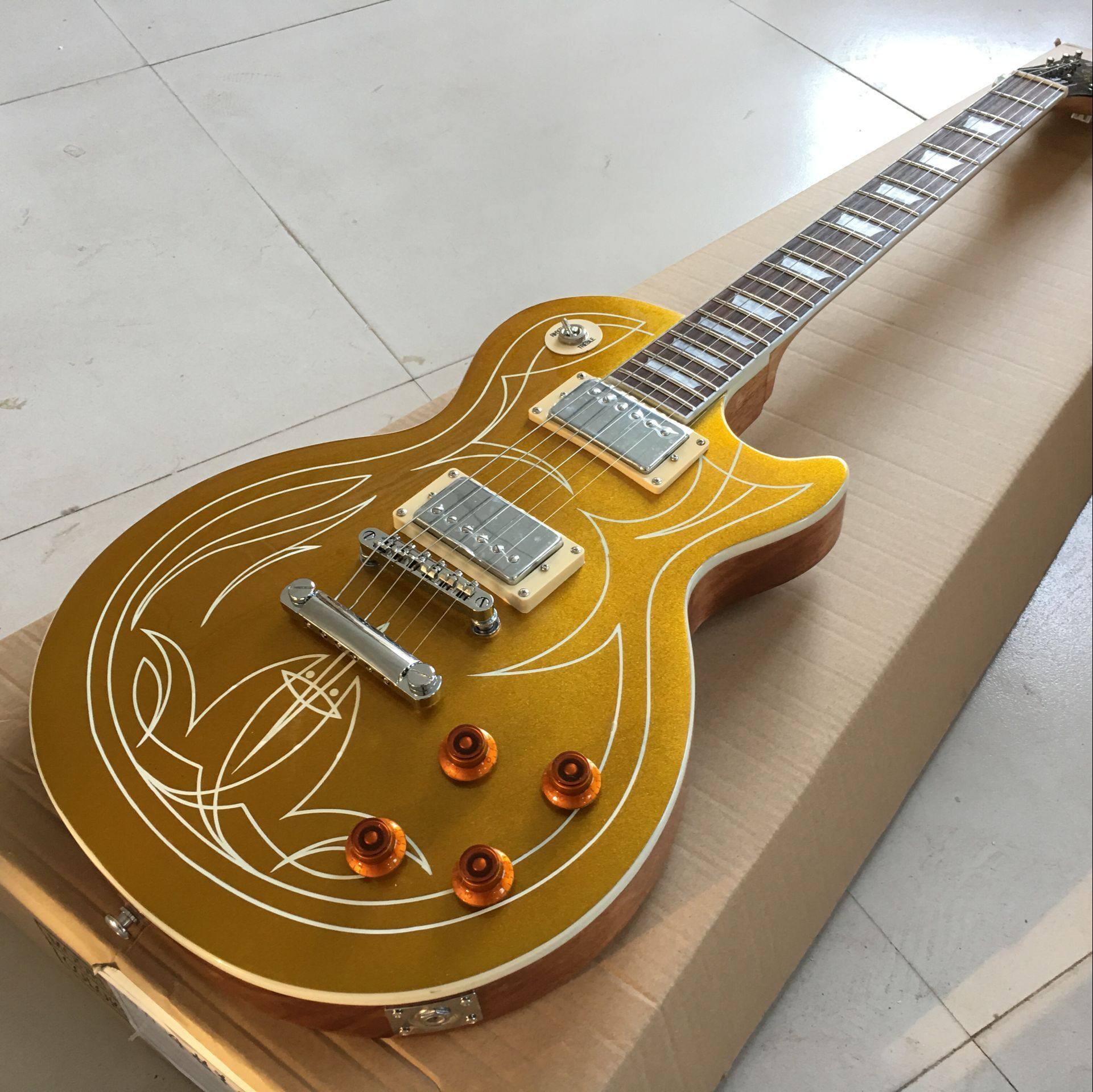 gstandard金色电吉他可按照要求定制定做电吉他
