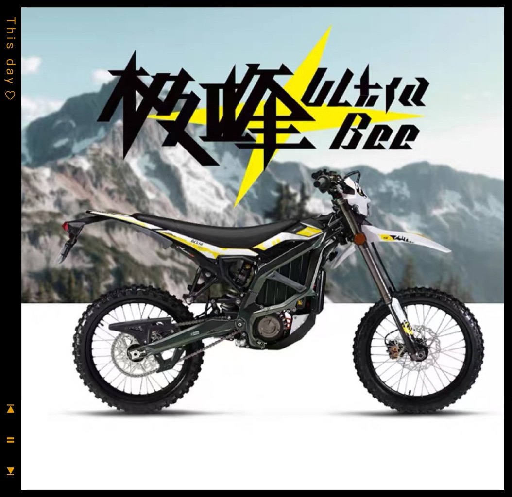 虬龙极蜂非轻蜂电动越野摩托了上摩托牌