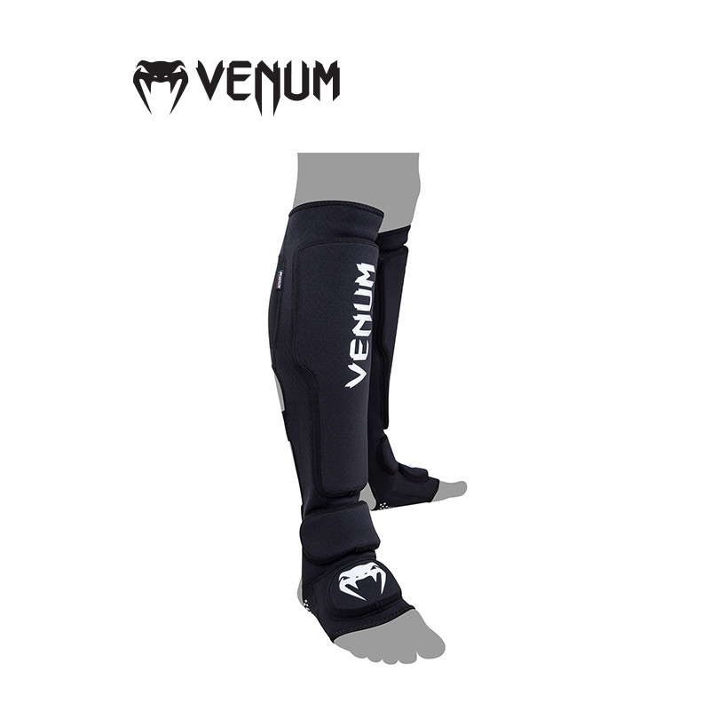 VENUM EVO毒液格斗训练泰拳搏击散打针织护腿 健身防护 全包护具