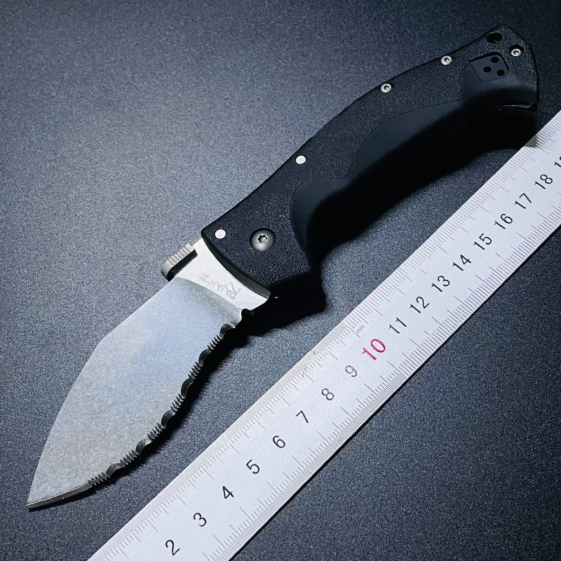 美国冷钢coldsteel全齿首领户外工具刀62kgcms防身装备刀具停产款