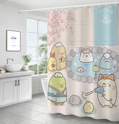 浴帘卡通
