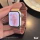 CA. 新款春夏荔枝纹磁吸适用于AppleWatch苹果s78代iWatch表带