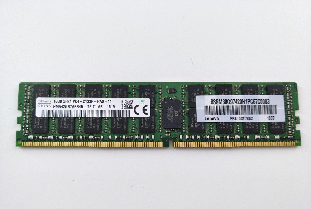 sk/海力士/现代 16g 2r*4 pc4-2133p ecc reg ddr4服务器内存条