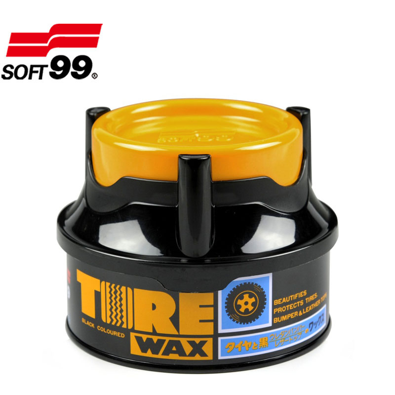 SOFT99汽车轮胎蜡固体美化保护