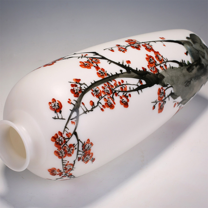 中国工艺美术大师 赖德全手绘原创作品(玫香久远)